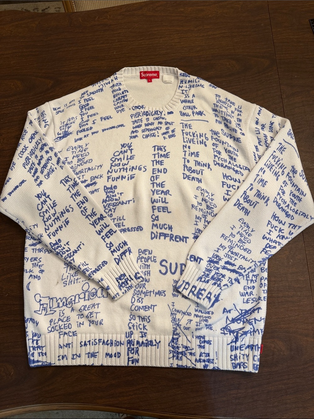 SUPREME GONZ THE POEMS SWEATER